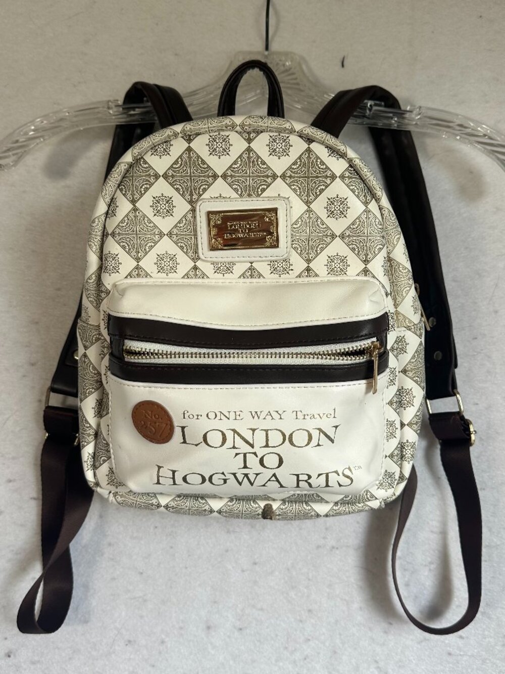 NWOT Universal Studios Hogwarts Express Mini Backpack London to Hogwart